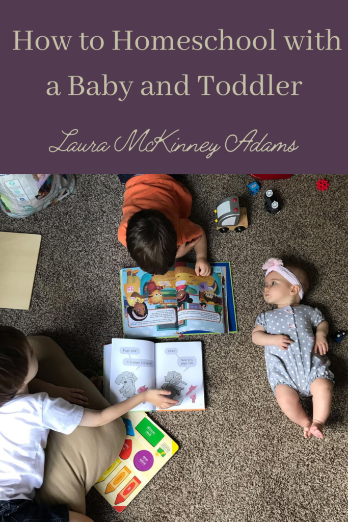 homeschool with a baby and toddler