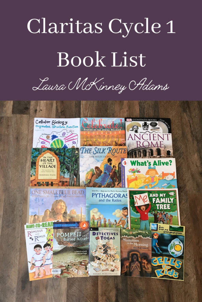 Claritas Cycle 1 Book List Laura Mckinney Adams