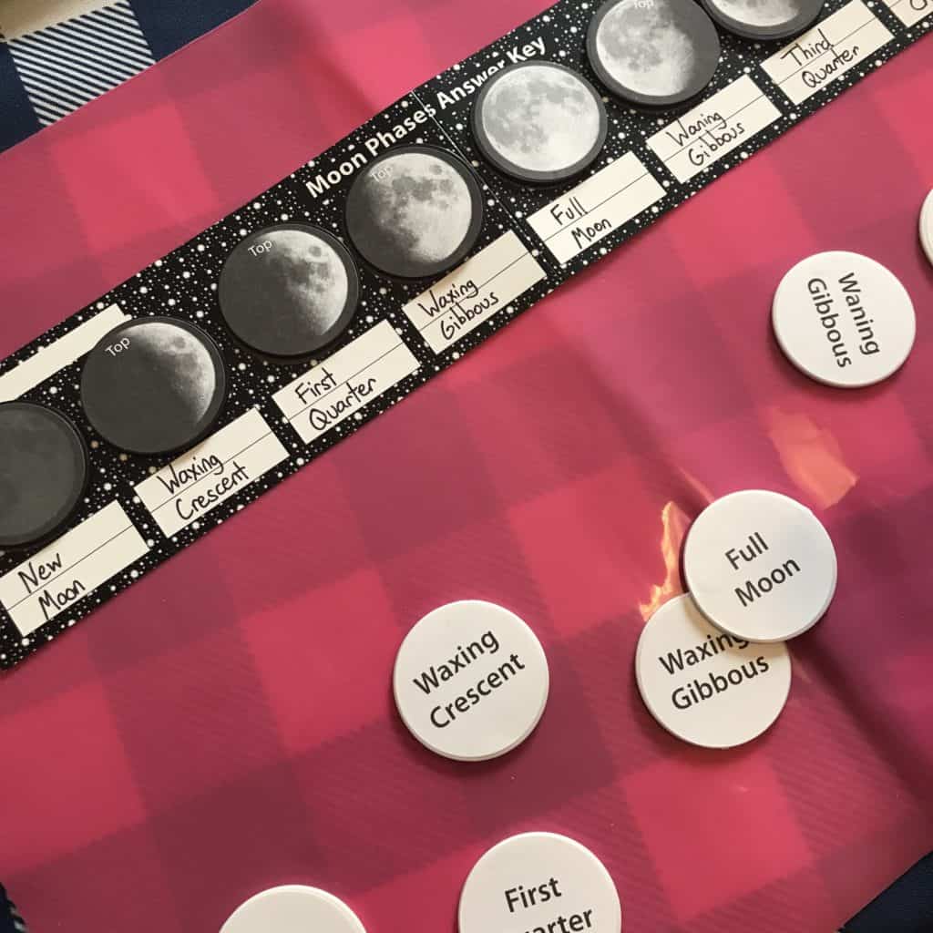 moon phases activity
