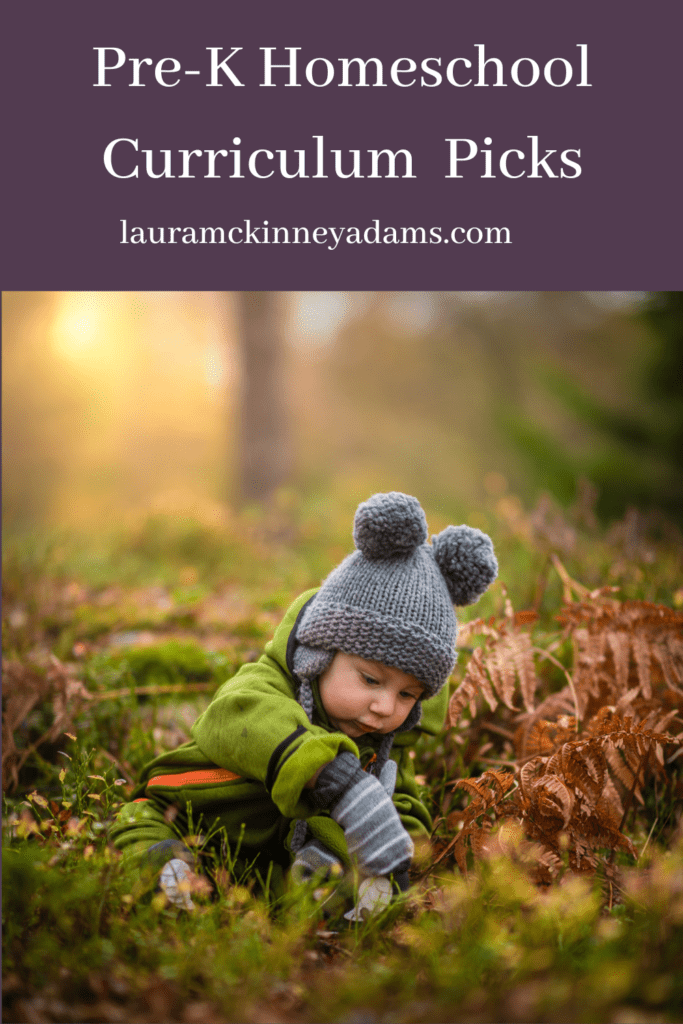 pre-k homeschool curriculum