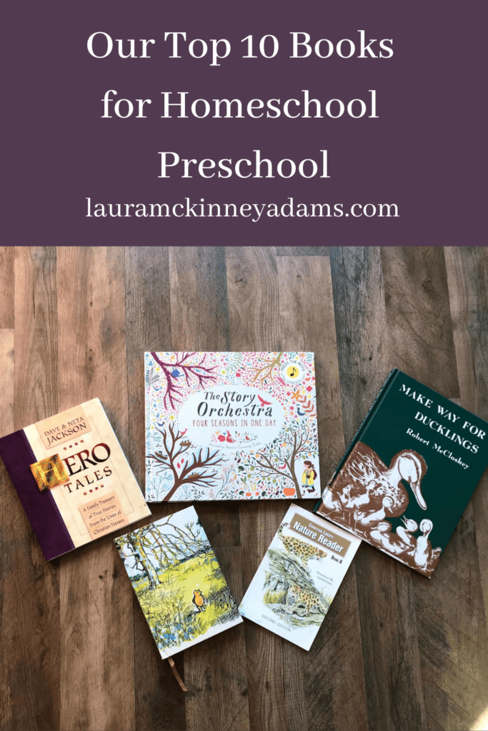 books for homeschool preschool